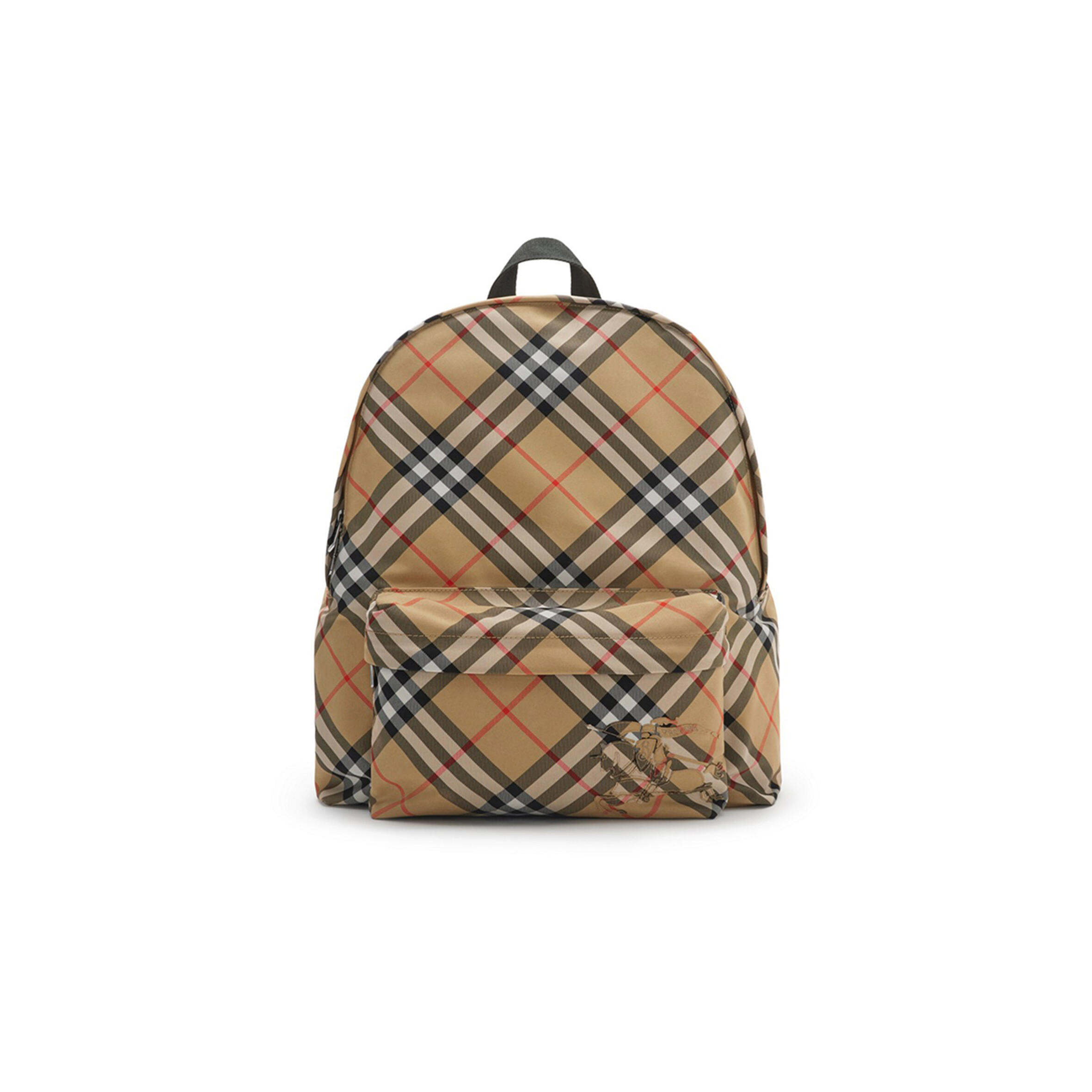 BURBERRY PLAID BACKPACK 80913121 (41*35*14cm)
